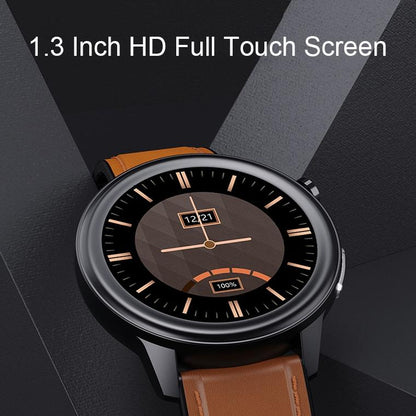 1.3 Inch Blue Silicone Heart Rate Smart Watch