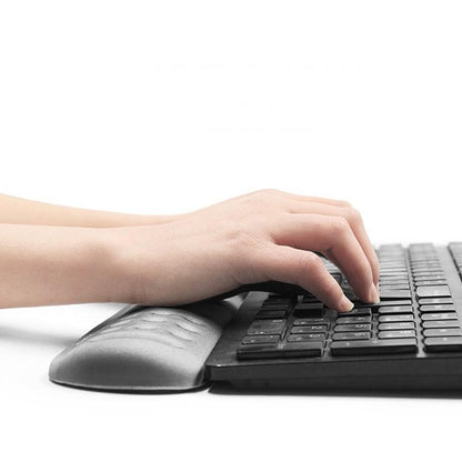 Silicone Memory Wrist Pad For Keyboard & Mouse Gray