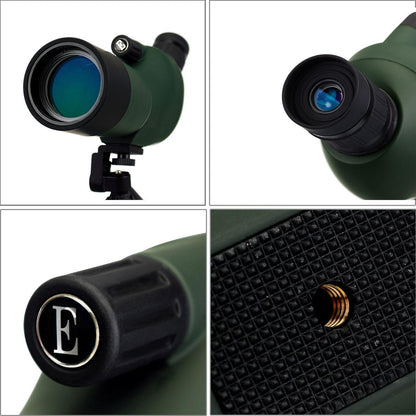 High Definition Birding Scope with Tripod - 25-75x70 - Green Film - 19Mm Eyepiece Red Film