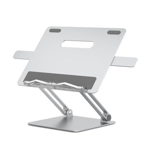 Portable Folding Laptop Stand with Adjustable Heat Dissipation - Book Clips