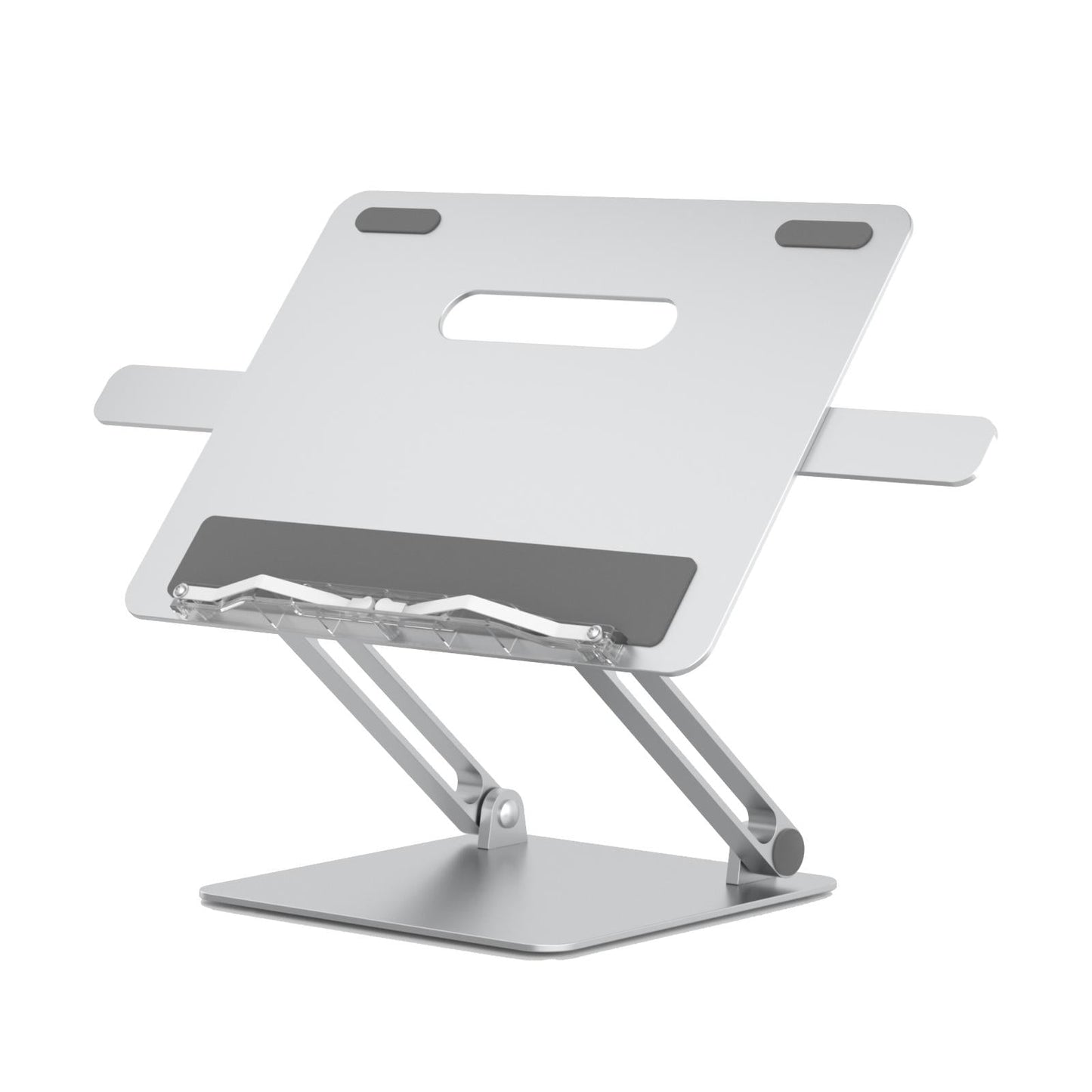Portable Folding Laptop Stand with Adjustable Heat Dissipation - Book Clips