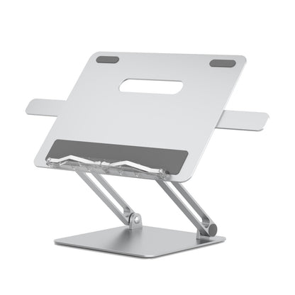 Portable Folding Laptop Stand with Adjustable Heat Dissipation - Book Clips
