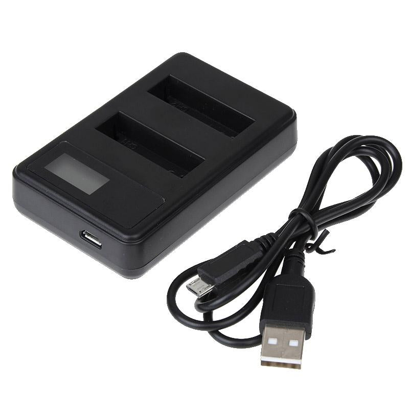 Gopro Hero4 Charger with Dual Batteries and Lcd Screen