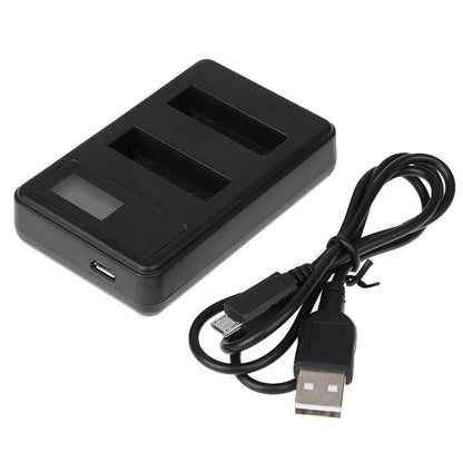 Gopro Hero4 Charger with Dual Batteries and Lcd Screen