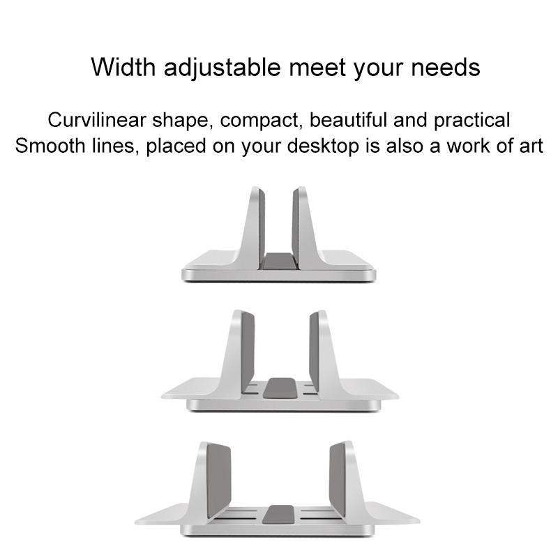 Portable Laptop Stand with Cooling Storage Base - Aluminum Alloy