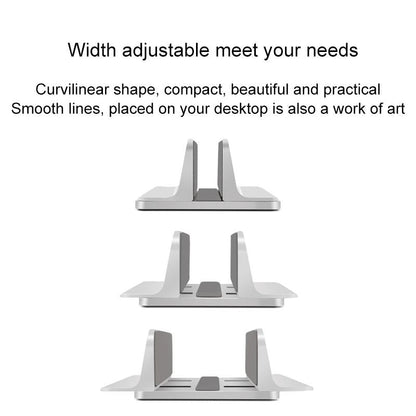 Portable Laptop Stand with Cooling Storage Base - Aluminum Alloy