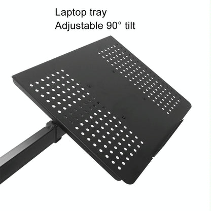 Rotatable Dual Screen Laptop Stand for Desktop
