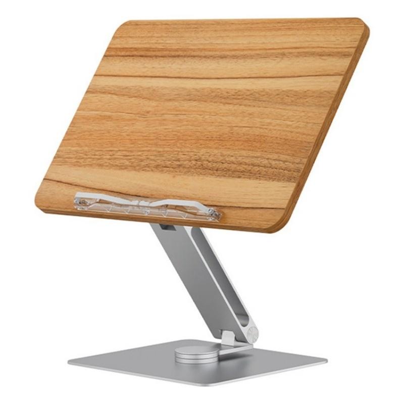 360 Degree Rotating Laptop & Book Stand - Adjustable & Hands-free