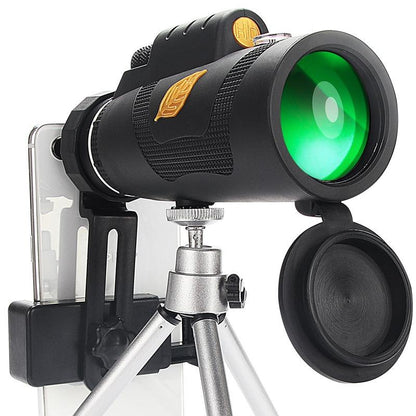 Professional 12X50 Hd Monocular Night Vision Telescope + Tripod