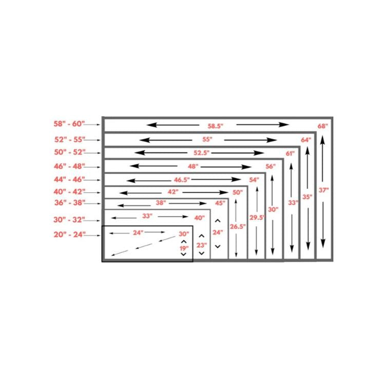 Universal Outdoor Tv Cover - Waterproof & Dustproof - Fits 36-38 Inches