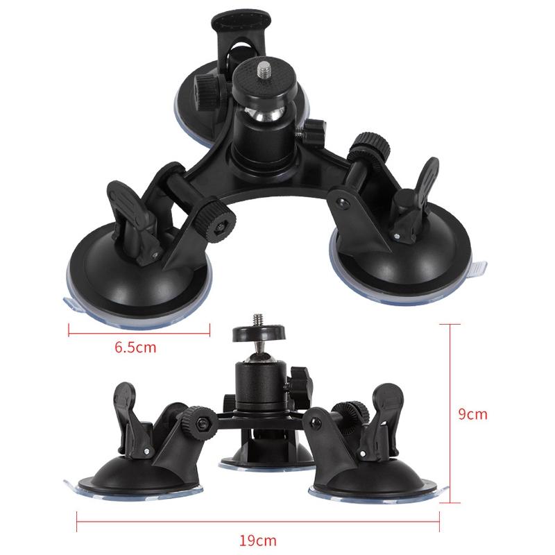 Universal Car Suction Cup Mount for Video Shooting and Phone Clip