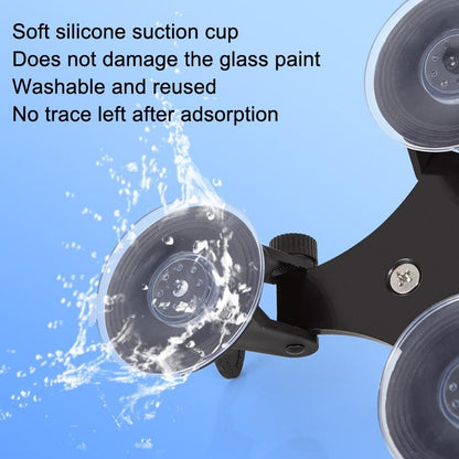 Universal Car Suction Cup Mount for Video Shooting and Phone Clip