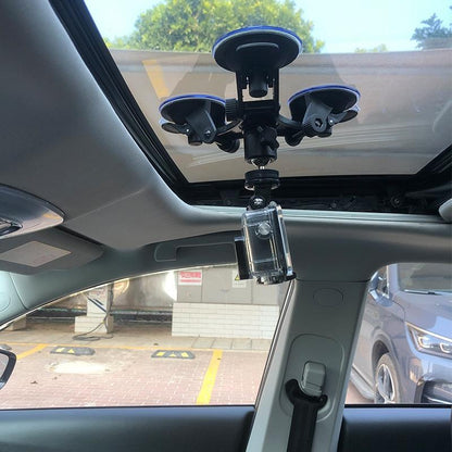 Universal Car Suction Cup Mount for Video Shooting and Phone Clip