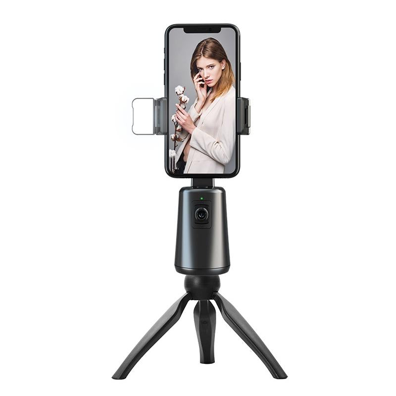 Auto Tracking Gimbal Stabilizer with Fill Light and Selfie Stick - 360 Degree Rotation - A200 Set 3
