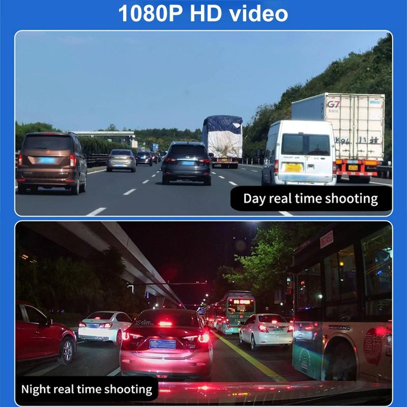 1080p Hd Triple Recording Car Recorder with Wifi & Mobile App