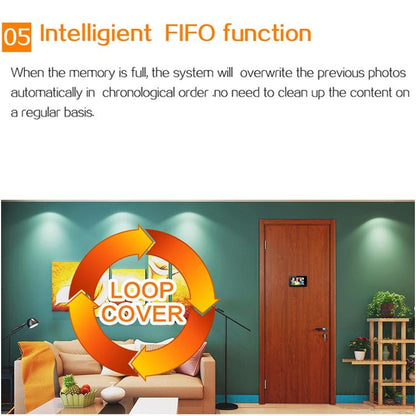 Wireless Doorbell 2.0Mp Smart With 4.3 Tft Display Screen