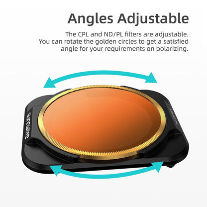 3-in-1 Cpl and Nd Lens Filters for Dji Air 2s