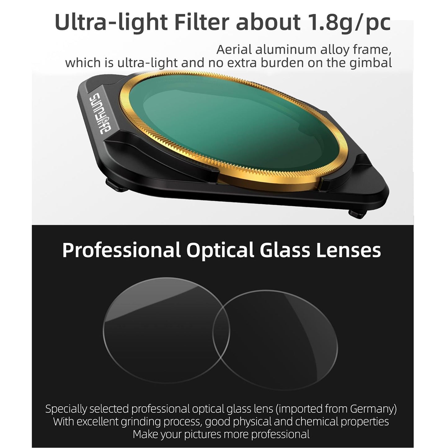 3-in-1 Cpl and Nd Lens Filters for Dji Air 2s