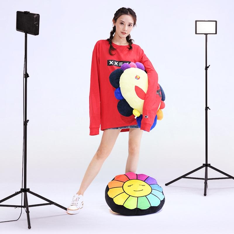 8 Three-colour Temperature Flat-panel Live Fill Light with 0.5m Bracket