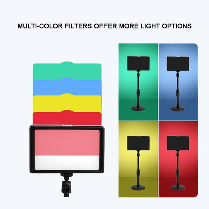 8 Three-colour Temperature Flat-panel Live Fill Light with 0.5m Bracket
