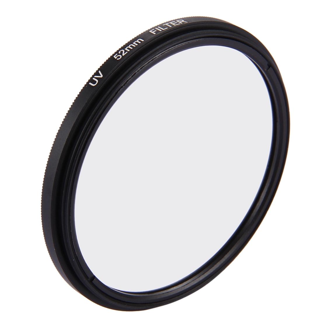 3-in-1 52mm Round Uv Lens Filter for Gopro Hero7 / 6 / 5 with Cap