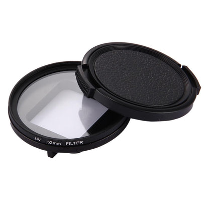 3-in-1 52mm Round Uv Lens Filter for Gopro Hero7 / 6 / 5 with Cap