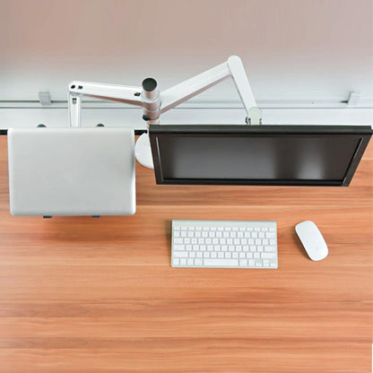 Versatile Desktop Monitor Stand - Space-saving Design