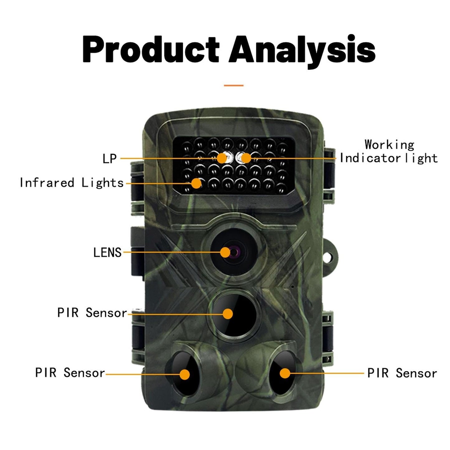 Trail Camera 2 Lcd Infrared Night Vision