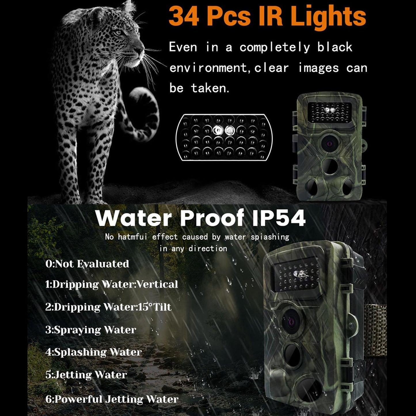 Trail Camera 2 Lcd Infrared Night Vision