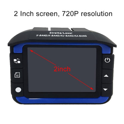 2.4 Video Camera Dvr & Radar Detector - Hd 720p