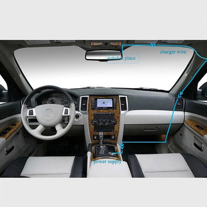 4.3 Inch Hd 1080p Rearview Mirror Vehicle Dvr with Screen Display