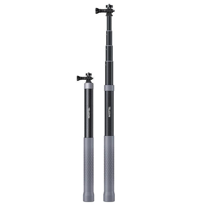 Carbon Fiber Selfie Stick for Action Cameras - 1 / 4 Screw