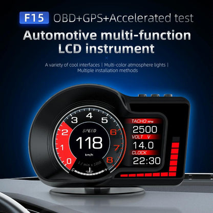 High Def Obd+Gps Hud For F15 Cars