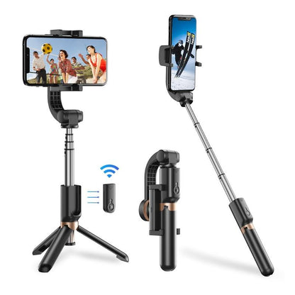Multifunctional Mobile Phone Gimbal Stabilizer with Live Video and Selfie Stick