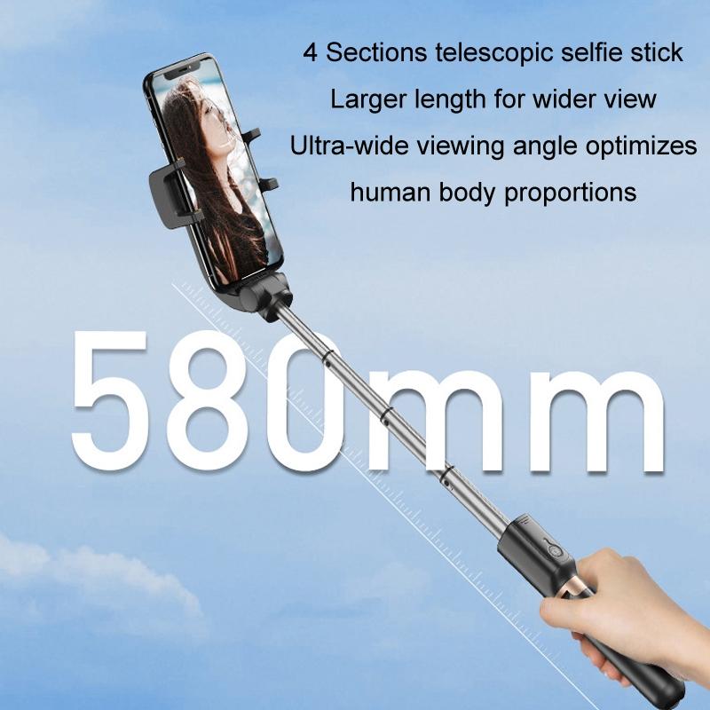 Multifunctional Mobile Phone Gimbal Stabilizer with Live Video and Selfie Stick