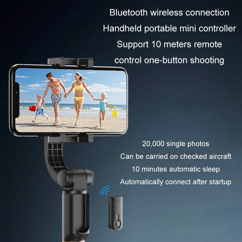 Multifunctional Mobile Phone Gimbal Stabilizer with Live Video and Selfie Stick