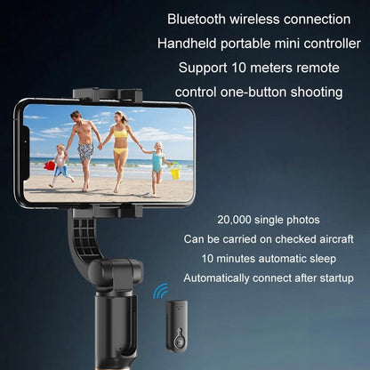 Multifunctional Mobile Phone Gimbal Stabilizer with Live Video and Selfie Stick
