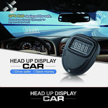 2.0 Inch Car Gps Hud Head Up Display Speed Altitude & Alarm Auto Sleep Satellite Signal