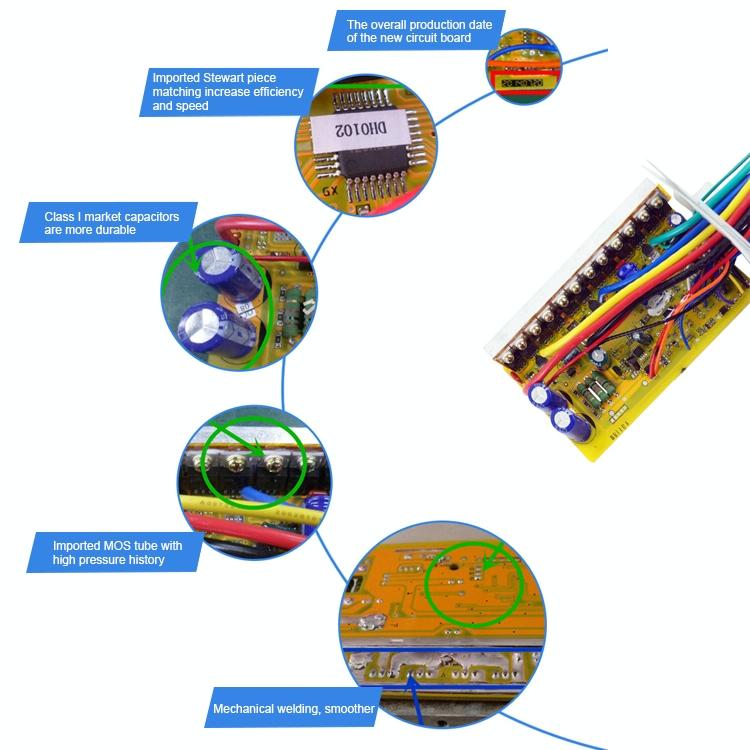 Smart 500w Electric Controller for Two-wheeled Tricycle - 64v / 60v / 48v