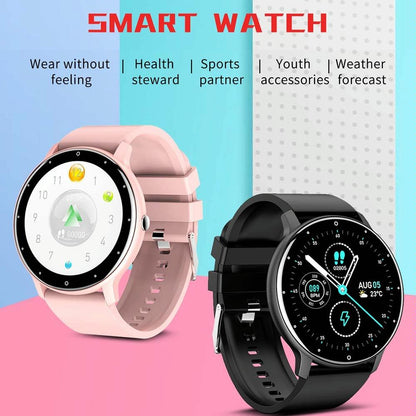 Heart Rate / Blood Oxygen / Blood Pressure Monitoring Bluetooth Smart Calling Watch - Mesh Black