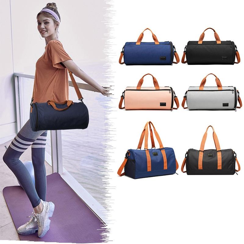 Blue Waterproof Gym Bag with Wet / Dry Separation - 9921 Pink