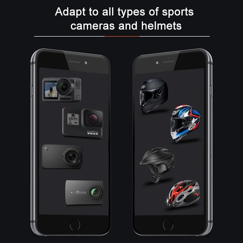 Multi-joint Arm Mount Set for Cycling Helmets - Compatible with Dji Action Gopro and Other Action Cameras