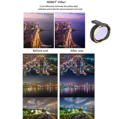 8-in-1 Lens Filter Kit for Fimi X8 Mini Drone - Uv Cpl Nd8 Nd16 Nd32 Star Night Filters