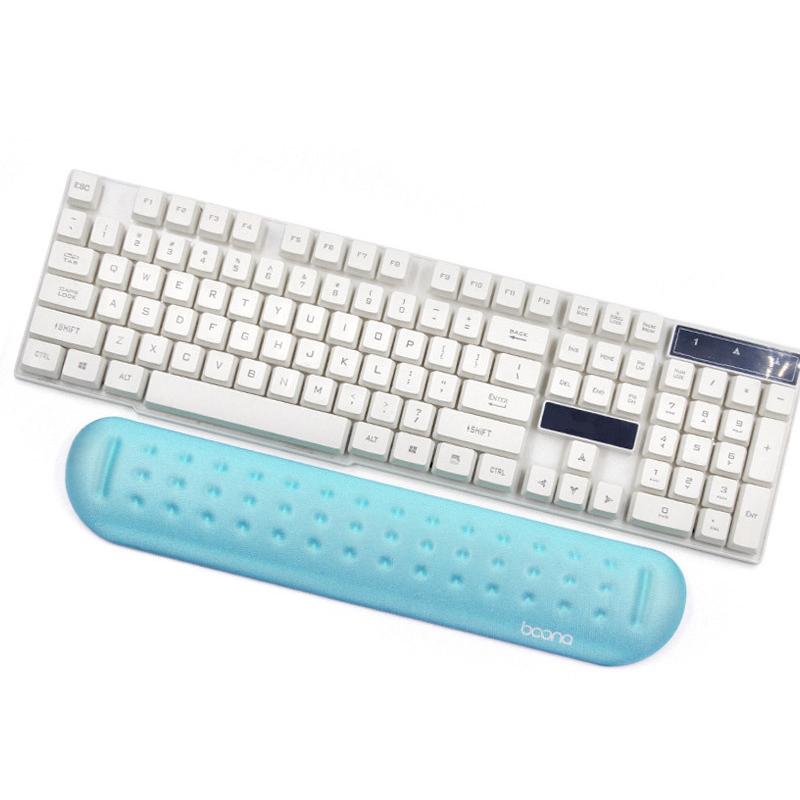 Silicone Memory Wrist Pad For Keyboard And Mouse Medium Size Blue