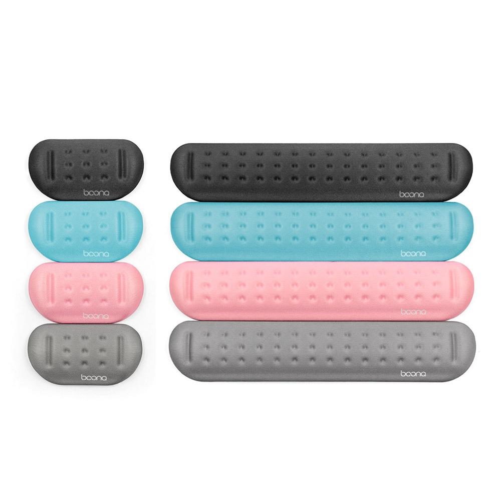 Silicone Memory Wrist Pad For Keyboard And Mouse Medium Size Blue