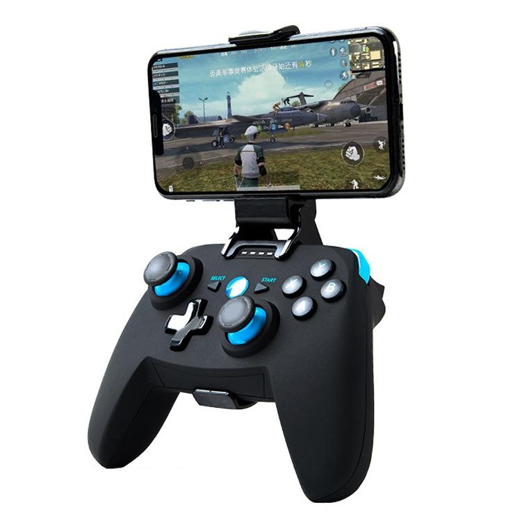 Wireless Game Controller for Android / Ios / Pc / Ps3 with Bluetooth 4.0 & Bracket - Blue