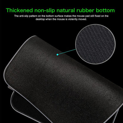 90 X 30Cm Illuminated Mouse Pad With Computer Monster Design