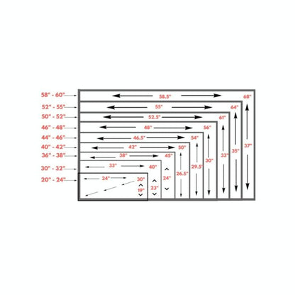 Universal Outdoor Tv Cover - 50-52 Inch Waterproof & Dustproof