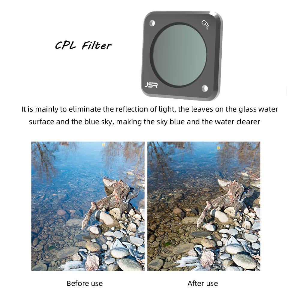 3-in-1 Action Camera Filters for Dji Action 2 - Cs Style