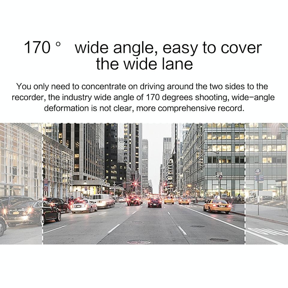 7 Lcd Touch Screen Rear View Mirror Car Recorder with Separate Camera